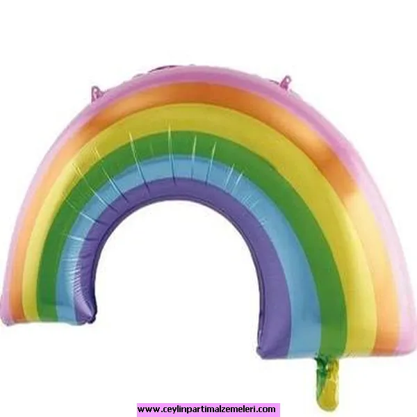 Gökkuşağı Renkli Folyo Balon